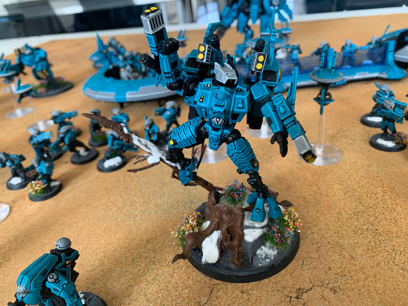 Warhammer 40k: Tau Empire Army Well-Painted (AB001)