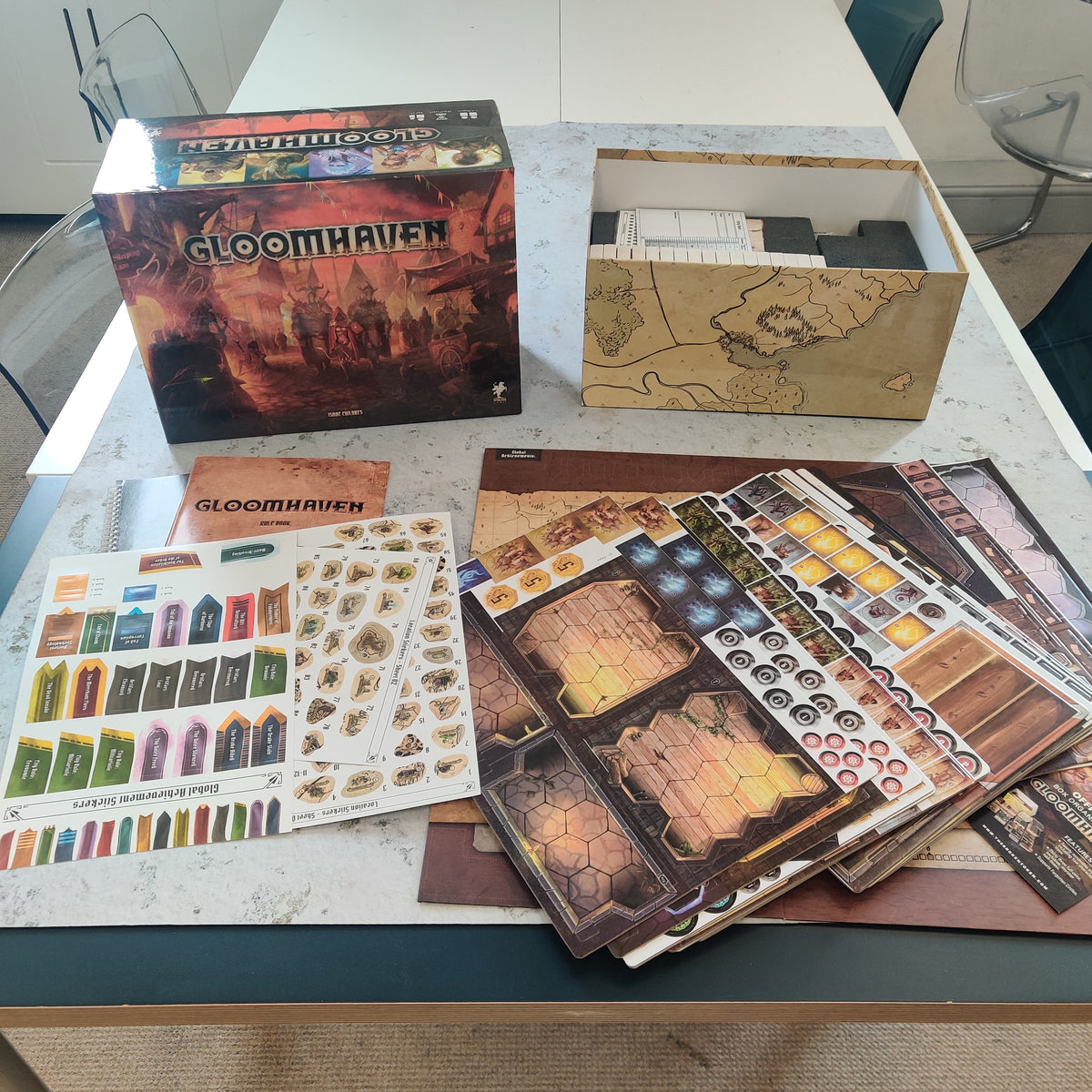 Gloomhaven Boardgame - Complete and Unused - AY054