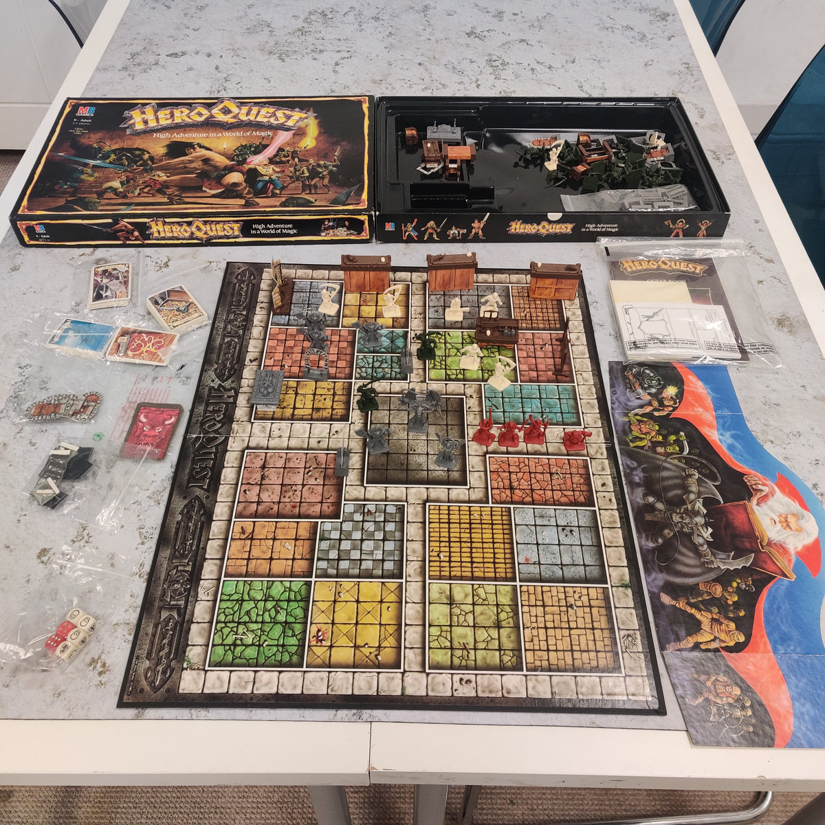 Hero Quest Boardgame Complete BB103-0312