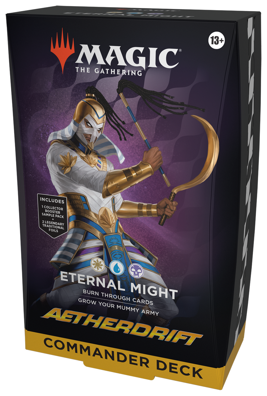 Magic the Gathering: Aetherdrift Commander Deck - Eternal Might Magic the Gathering: Aetherdrift Commander Deck - Eternal Might