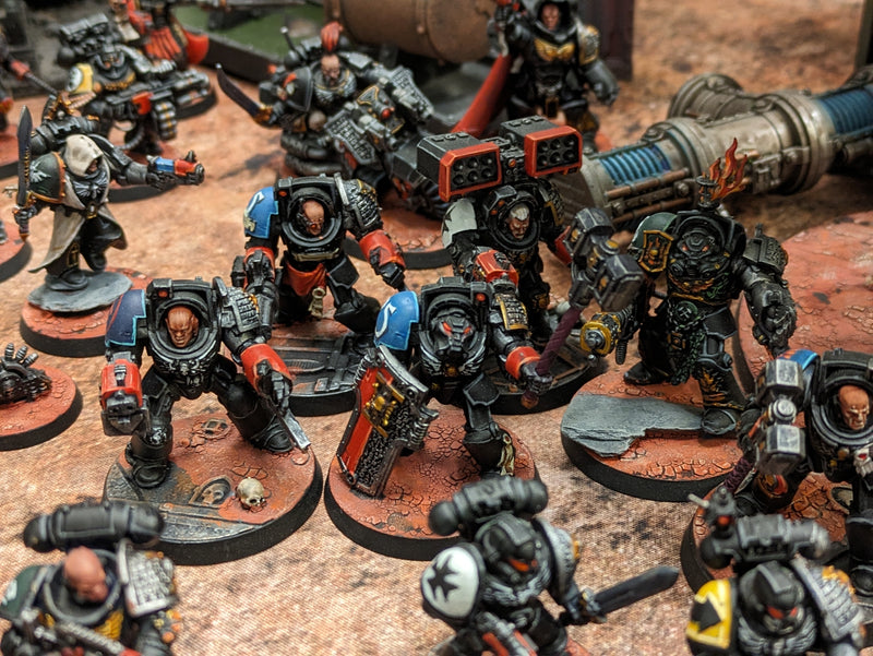 Warhammer 40k: Space Marine Deathwatch Army - Well Painted (AB334)