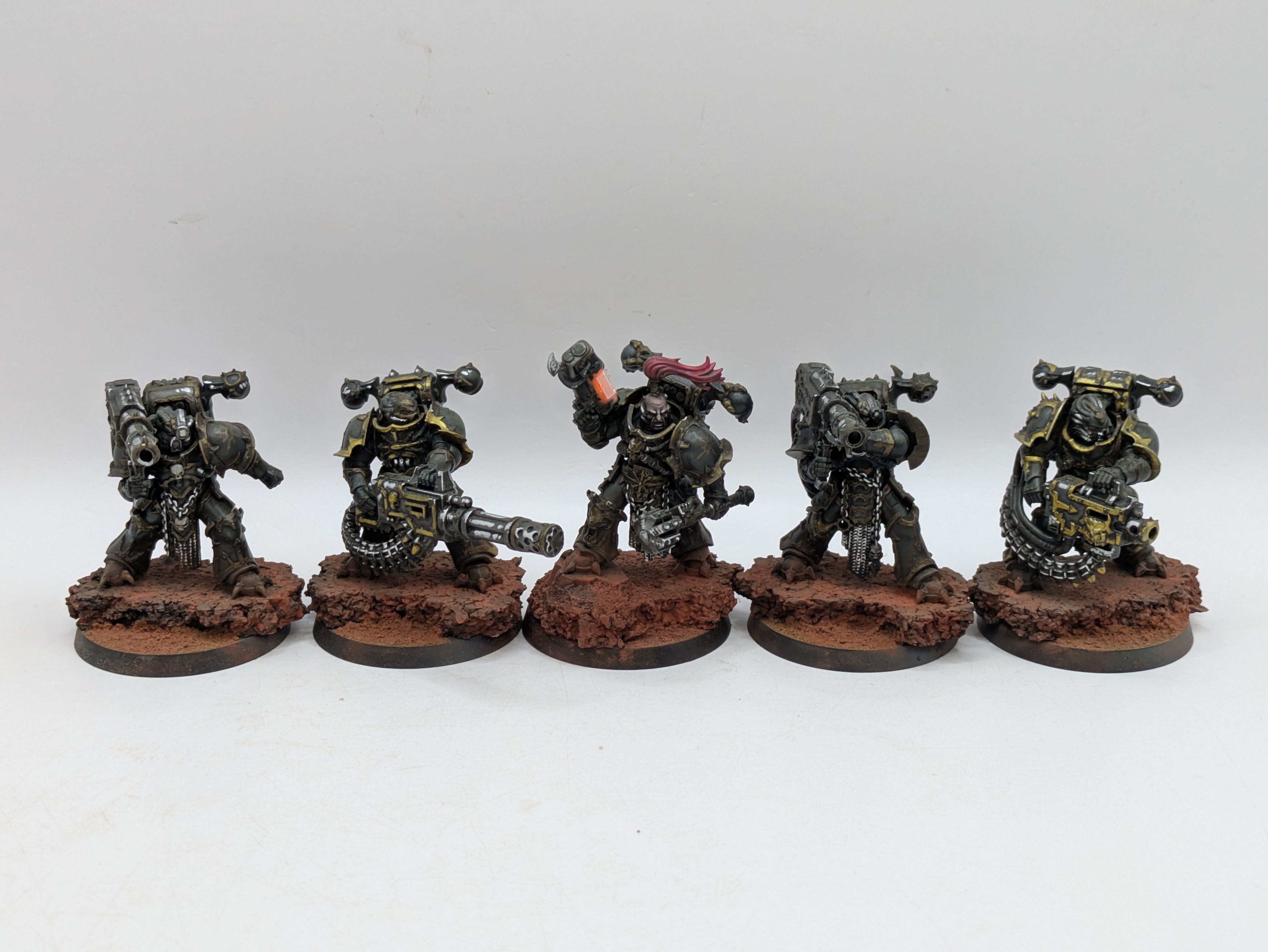 Warhammer 40k: Chaos Space Marines Havocs Squad - Well Painted (AI254)