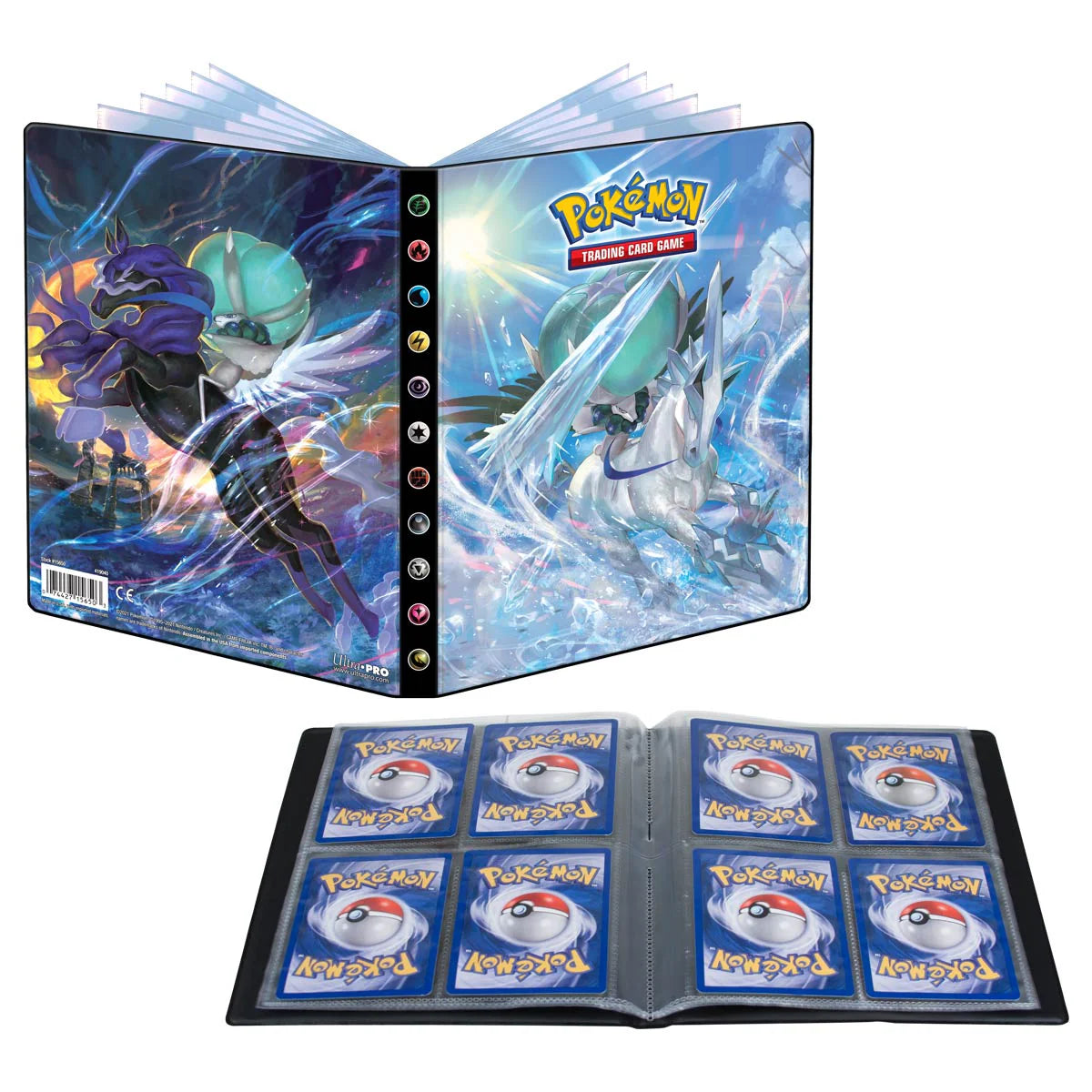 Pokemon: Shadow and Ice Rider Calyrex 4 Pocket Portfolio