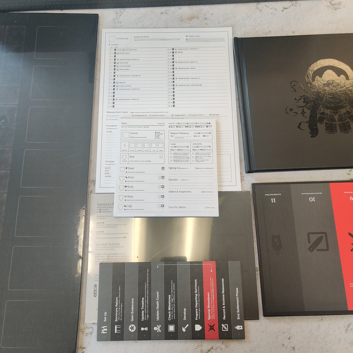 Kingdom Death Monster 1.6 Core Set - Part Assembled with Inserts BB167