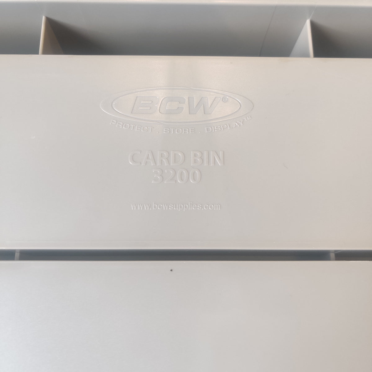 BCW Card Bin 3200 - Grey