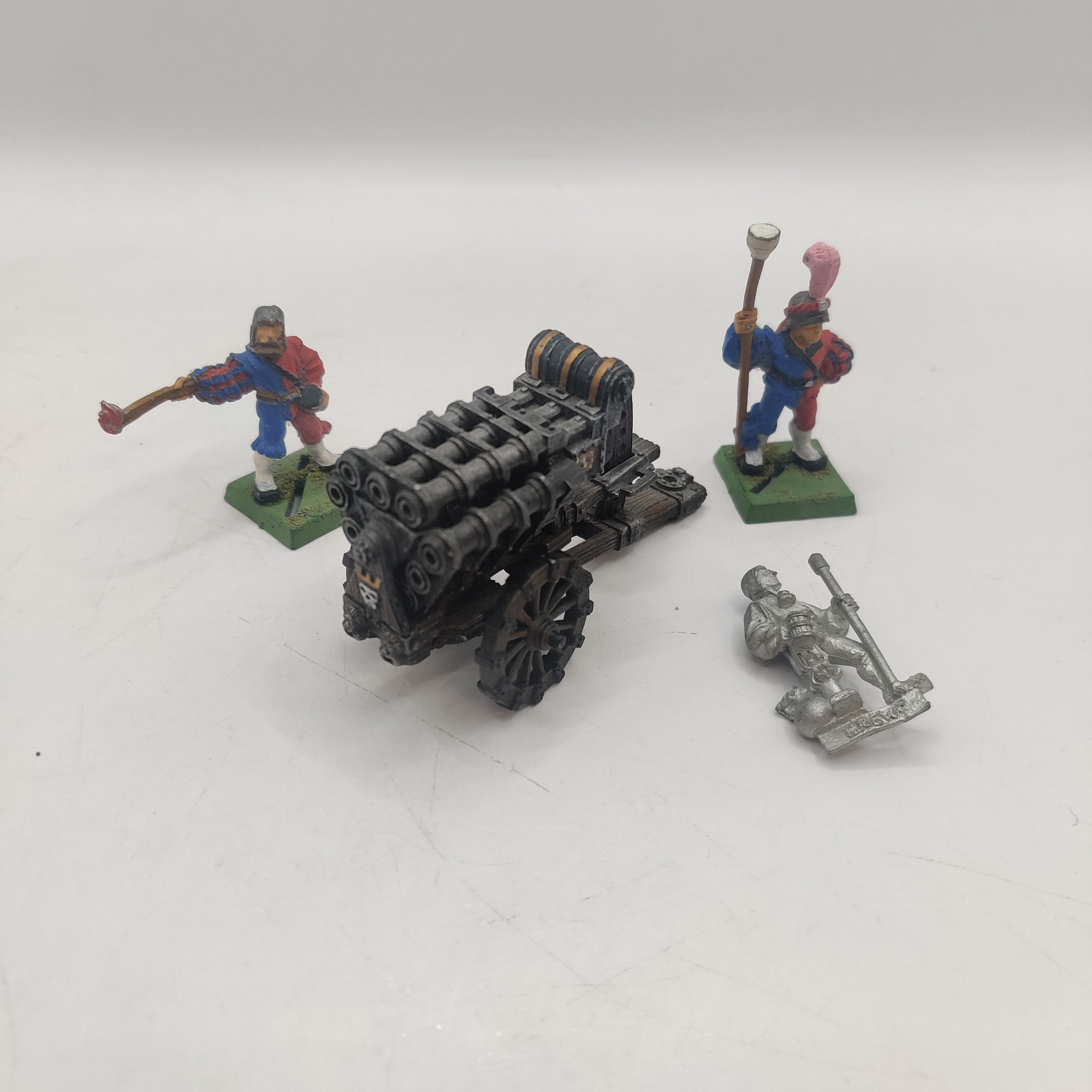 Canon Hellblaster Volley Gun - Empire - Warhammer Citadel - Metal OOP - Partiellement Peint