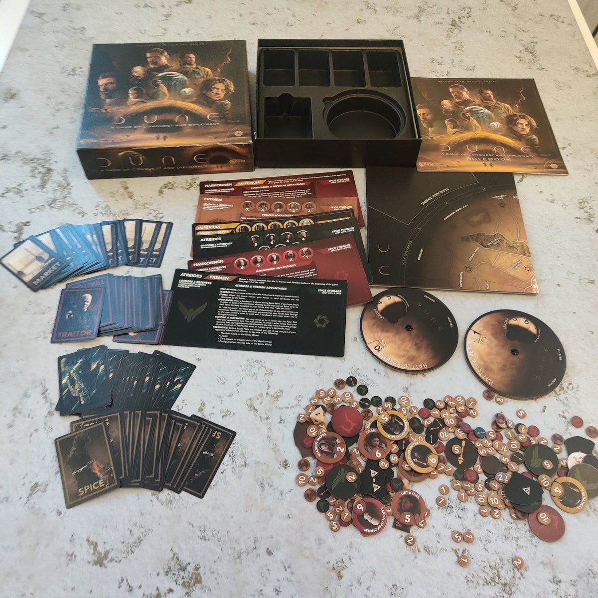 Dune: A Game of Conquest and Dimplomacy - Damaged Box / Complete AV051