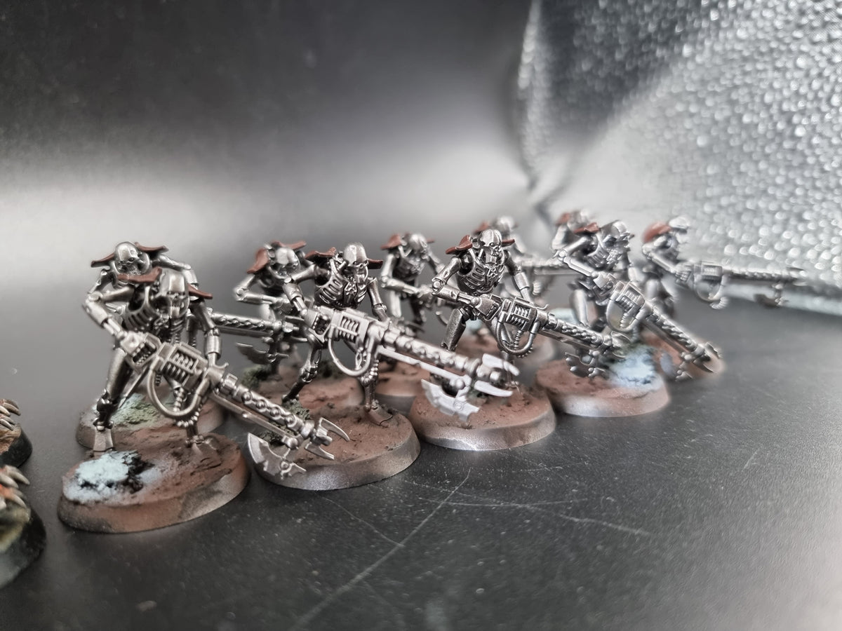Warhammer 40k Necron Warriors and Scarabs (AJ111)