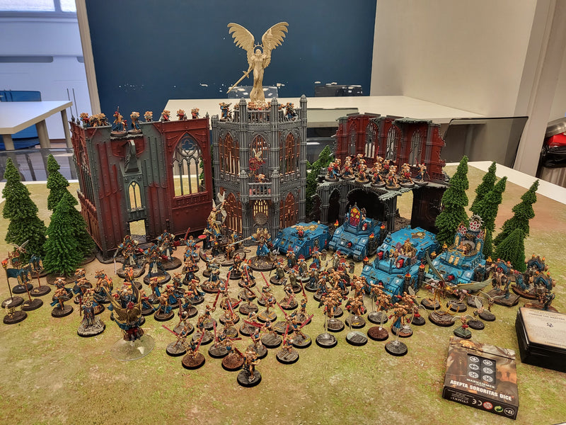 Sisters of Battle Full Army Very Well Painted Warhammer 40k