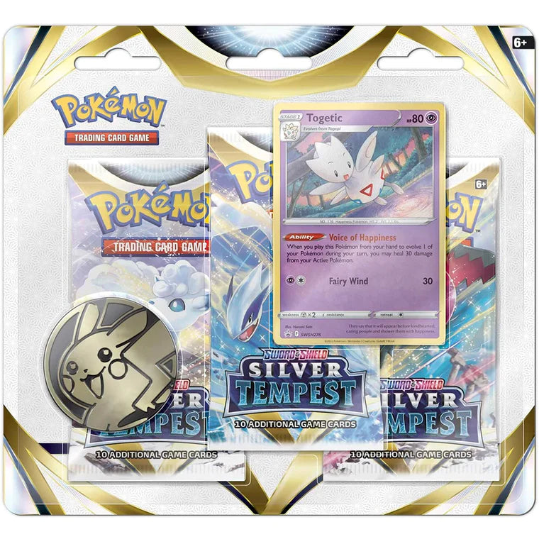 Pokémon TCG Silver Tempest Triple Pack (One at Random)