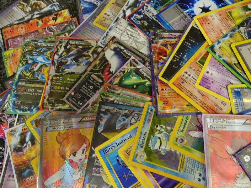 Pokemon Tin with 50x Cards Bundle - GUARANTEED GX/EX/HYPER RARE/SECRET/FULL ART