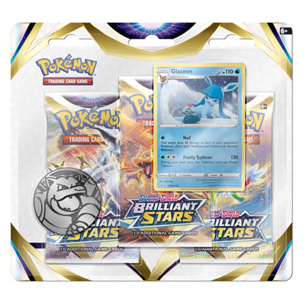 pokemon triple booster pack Pokémon TCG Brilliant Stars Triple Booster Pack