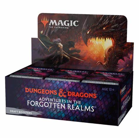 D&D Adventures in the Forgotten Realms Draft booster Box D&D Adventures in the Forgotten Realms Draft booster Box