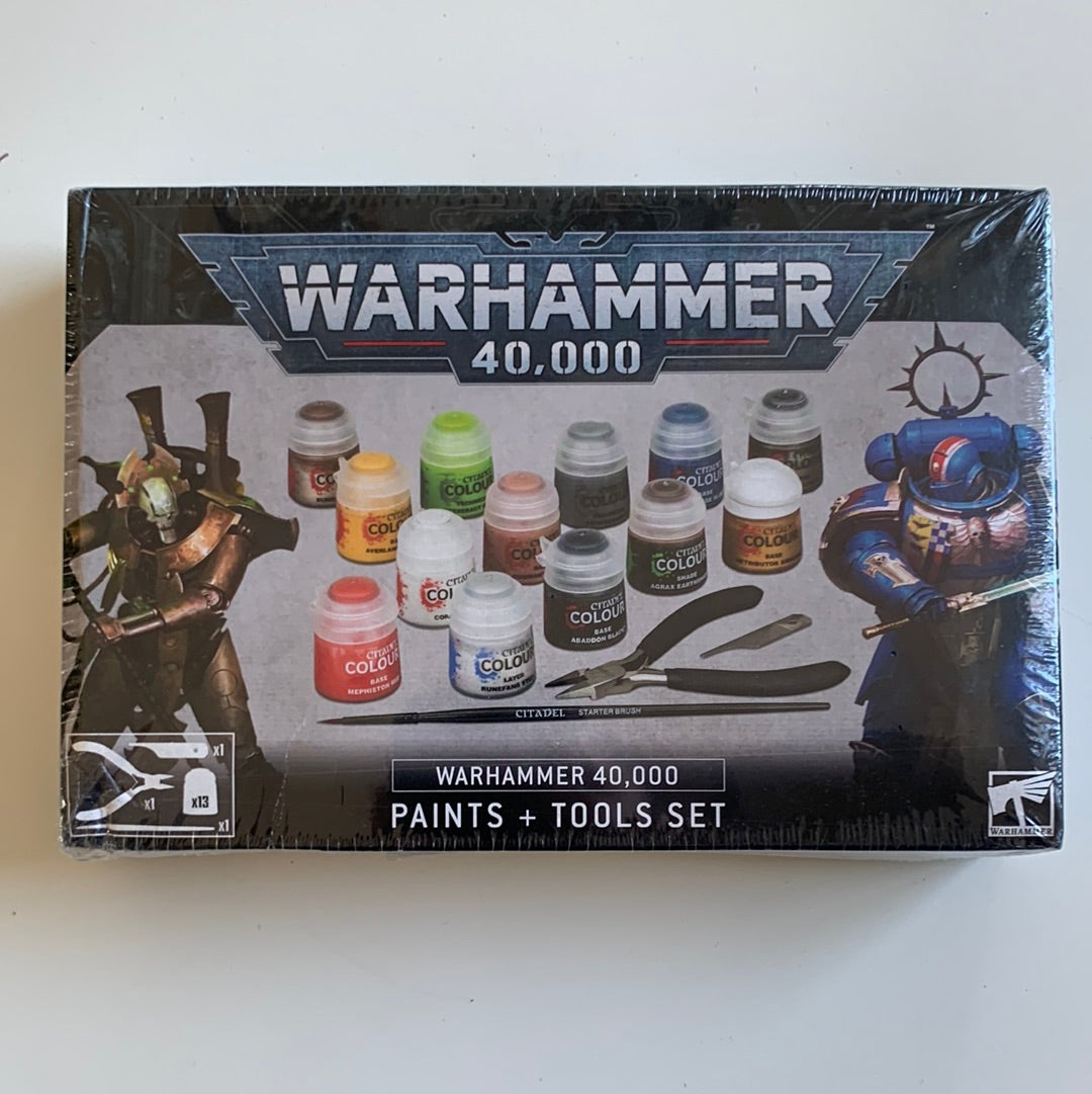 Warhammer 40k Paints and Tools Set (BB059)
