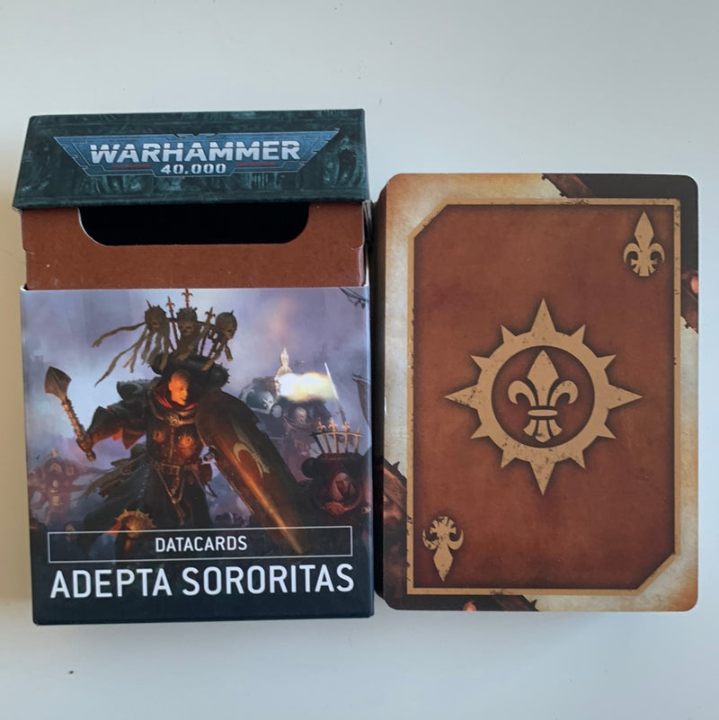 Warhammer 40k Adepta Sororitas Datacards (BB042)
