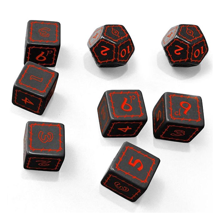 The One Ring RPG Black Dice Set