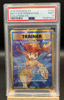 Misty's Determination Evolution FA 2016 PSA 9 (Small crack in slab) EBLV0001
