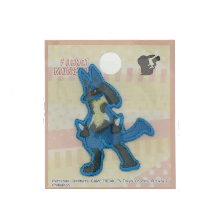 Pokémon Centre Lucario Embrodiery Badge Patch - Japanese Import