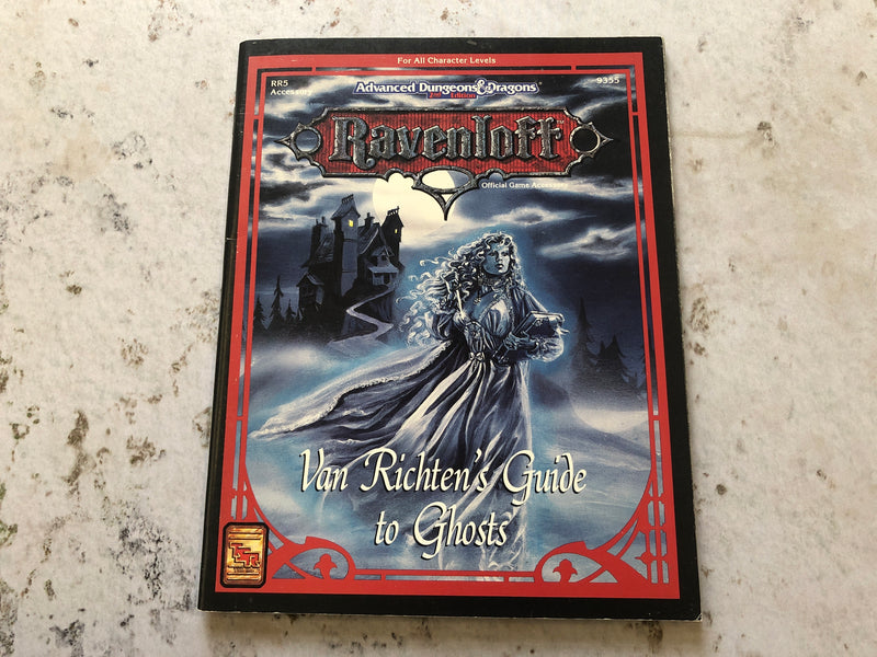 Advanced Dungeons & Dragons - Ravenloft Van Richten's Guide to Ghosts AS676-0924