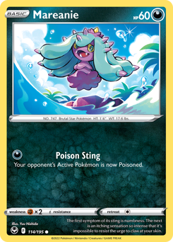 Mareanie - 114/195 - Common - Silver Tempest