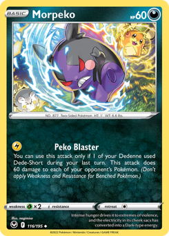 Morpeko - 116/195 - Uncommon - Silver Tempest