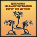 Warhammer 40k: Necron x3 Canoptek Wraiths New on Sprue (No Bases)