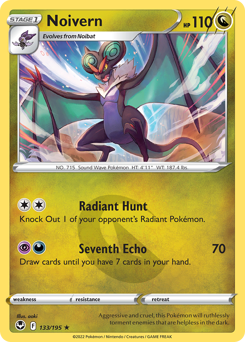 Noivern - 133/195 - Rare - Silver Tempest