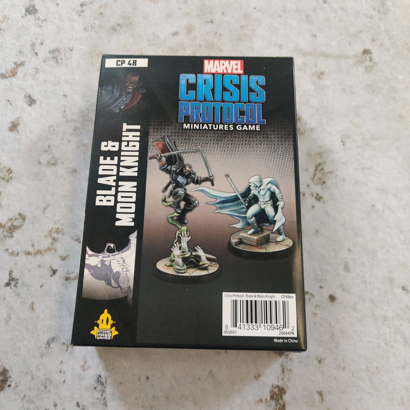 Marvel Crisis Protocol Blade and Moonknight BB064