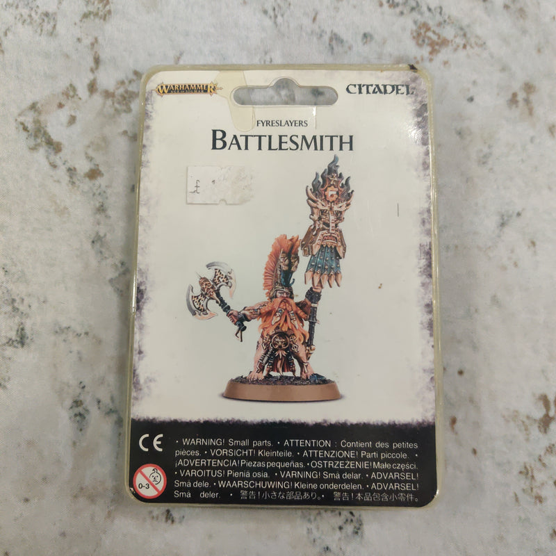 Warhammer Age of Sigmar Fyreslayers Battlesmith Sealed AY006