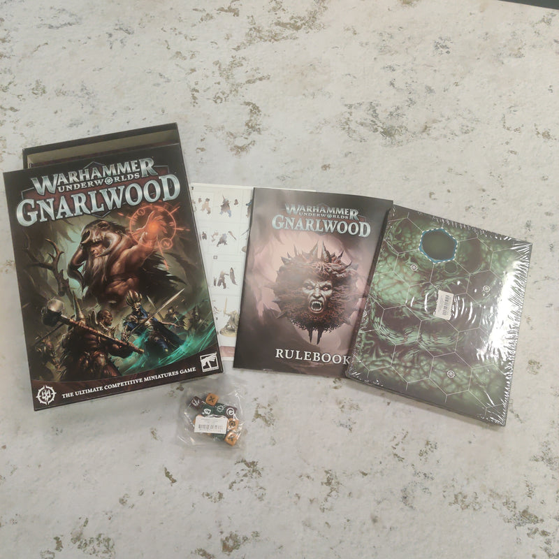 Warhammer Underworlds Gnarlwood Box set Boards Dice and Rulebooks only AY038