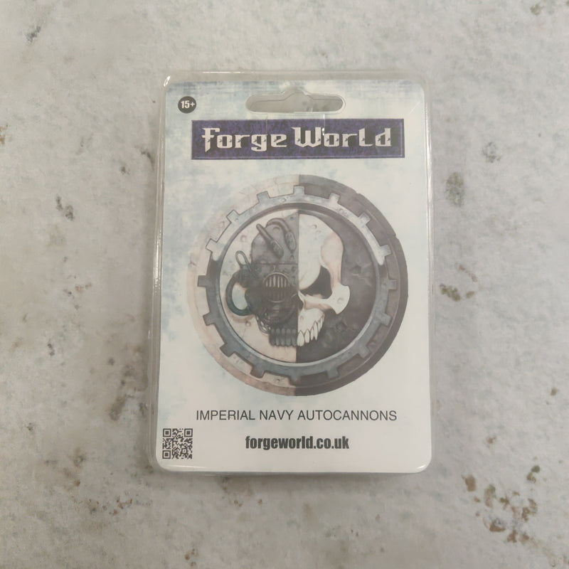 Warhammer 40k Forgeworld Imperial Navy Autocannons Sealed AY040