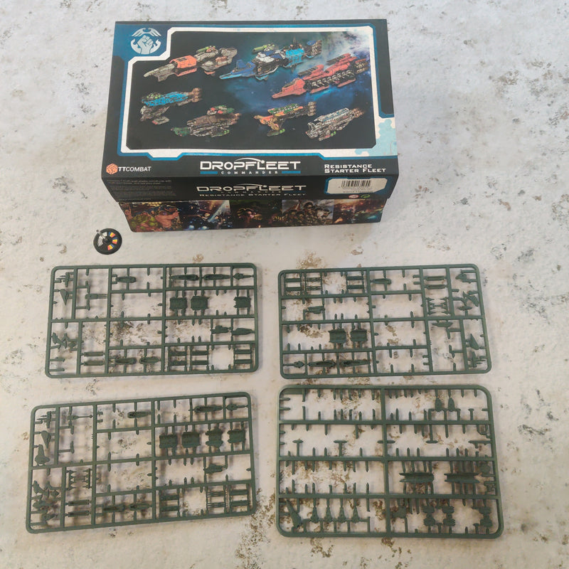 Dropfleet Commander Resistance Starter Set Incomplete BB152-0313