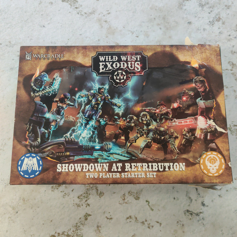 Wild West Exodus Showdown at Retribution Starter Set Missing Rulebook BB150-0313