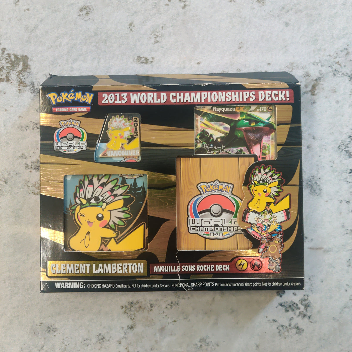 Pokemon TCG 2013 World Championship Deck Clement Lamberton Anquilles S