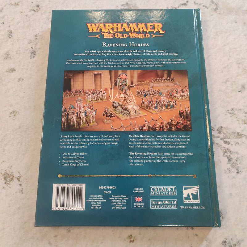 Warhammer The Old World Ravening Hordes used BD140-0328