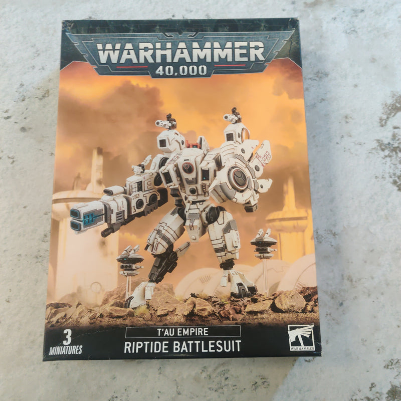 Warhammer 40k Tau Empire Riptide Battlesuit Damaged Box BD136-0328