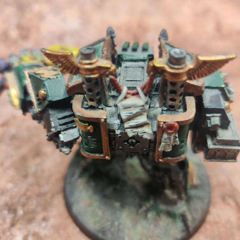 Warhammer 40k Dark Angels Venerable Dreadnought Metal Well Painted OOP AO014-0402