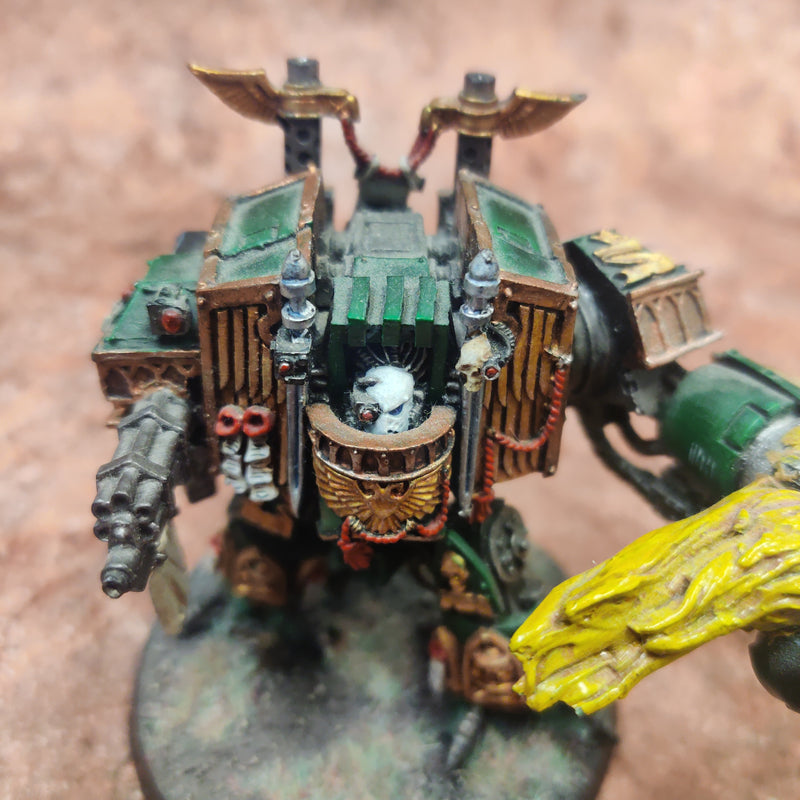 Warhammer 40k Dark Angels Venerable Dreadnought Metal Well Painted OOP AO014-0402