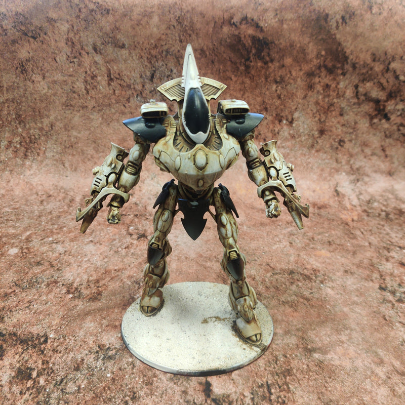 Warhammer 40k Aeldari Wraithknight with 2 Wraith Cannons Converted and Painted AB108-0402