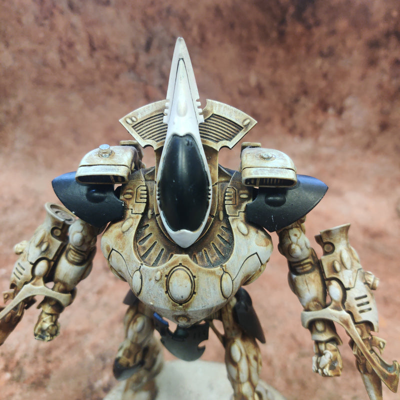 Warhammer 40k Aeldari Wraithknight with 2 Wraith Cannons Converted and Painted AB108-0402