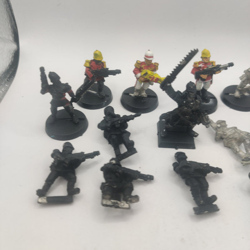 Warhammer 40k Astra Militarum Praetorian x15 inc Bugler and Lieutenant AN003-0404