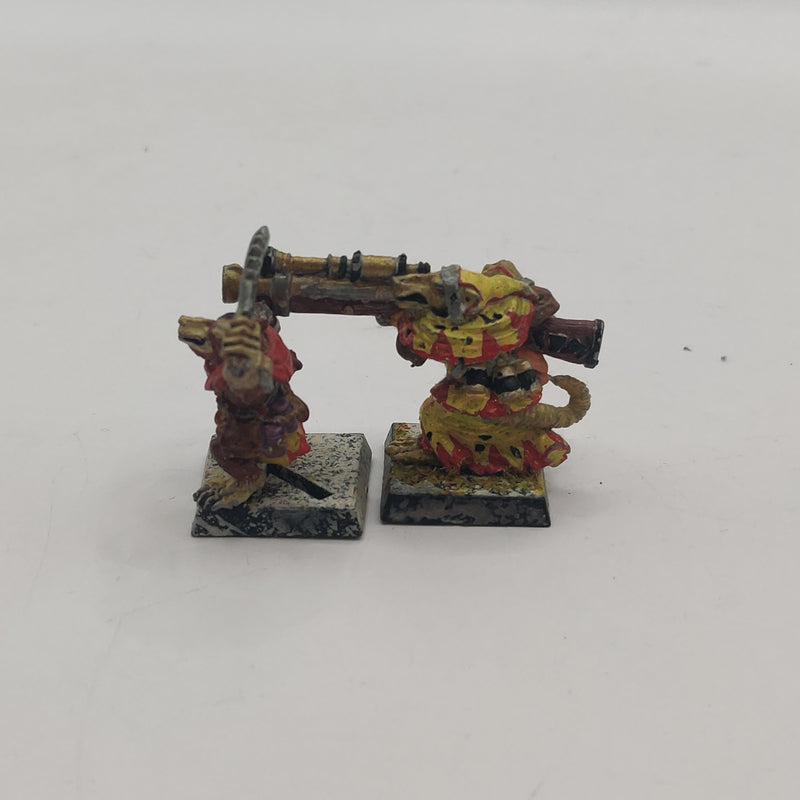 Warhammer The Old World Skaven Warp Fire Thrower and Jezzail Metal OOP AW151-0405