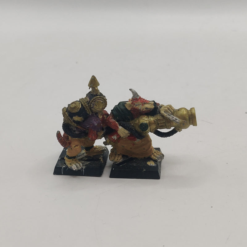 Warhammer The Old World Skaven Warp Fire Thrower and Jezzail Metal OOP AW151-0405