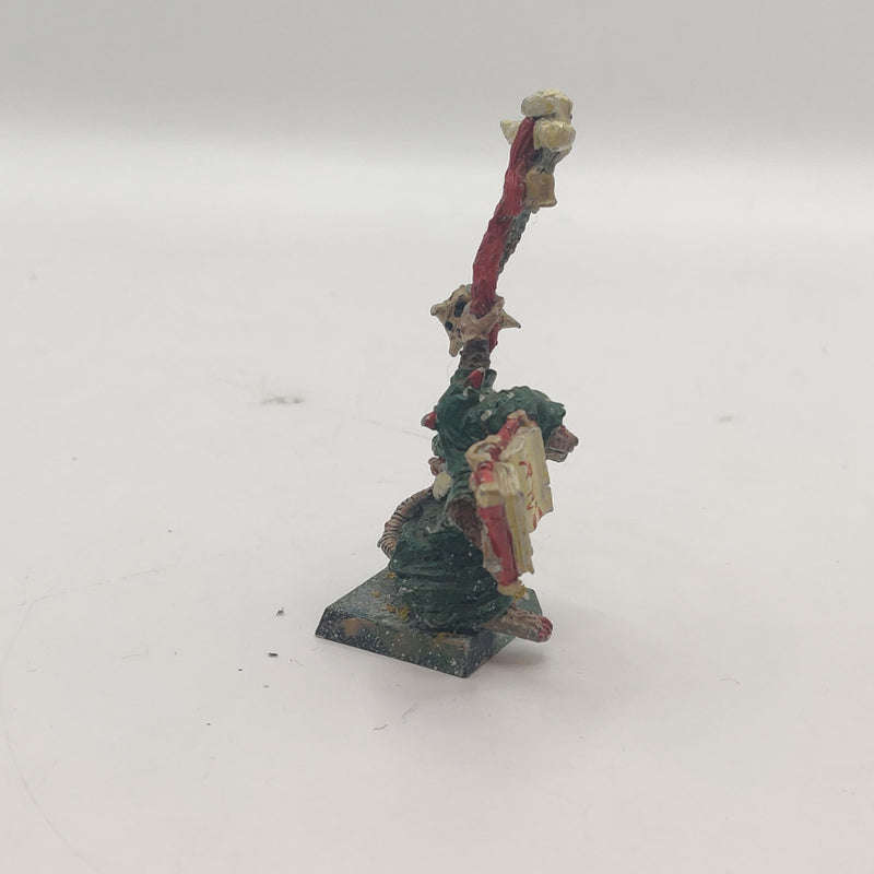 Warhammer The Old World Skaven Deathmaster Snikch and Lord Skrolk Metal OOP BA122-0405