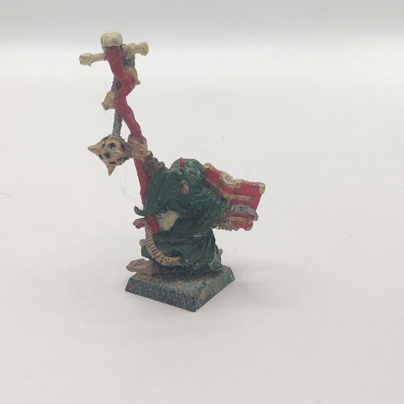 Warhammer The Old World Skaven Deathmaster Snikch and Lord Skrolk Metal OOP BA122-0405