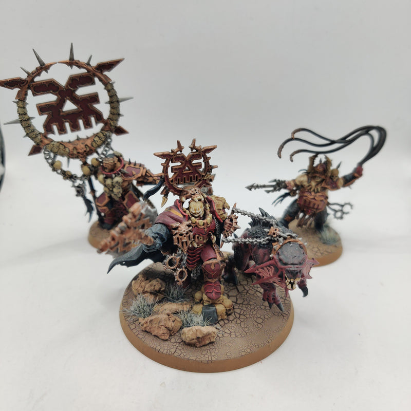 Age of Sigmar Mighty Lord of Khorne Bloodsectrator and Bloodstoker Well Painted AT129-0409