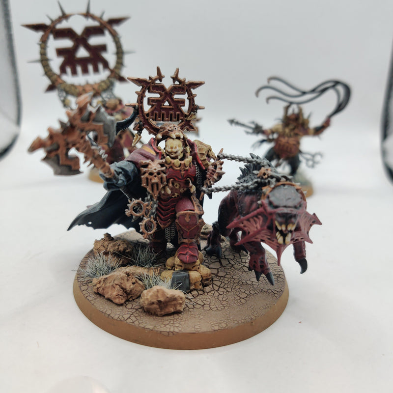 Age of Sigmar Mighty Lord of Khorne Bloodsectrator and Bloodstoker Well Painted AT129-0409