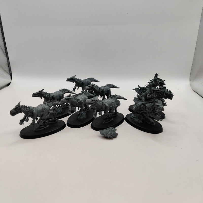 Age of Sigmar Seraphon Cold Ones x7 Riders x2 AJ093-0411