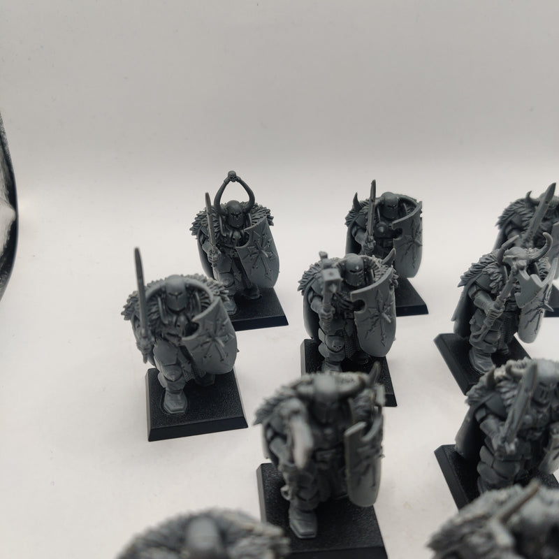 Warhammer The Old World Chaos Warriors x12 Unpainted BA010