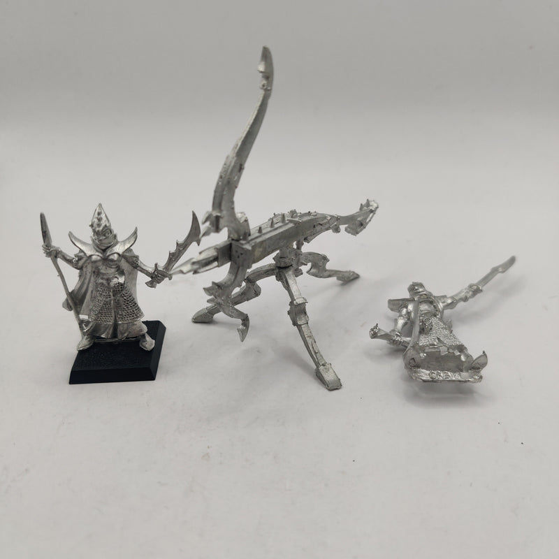 Warhammer The Old World Dark Elf Repeater Bolt Thrower Metal - incomplete BC029